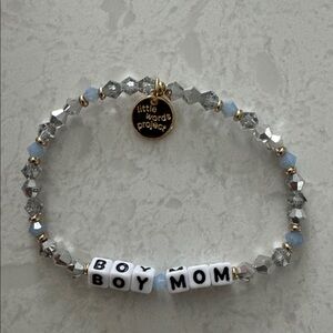 Little Words Project Boy Mom Beaded Bracelet